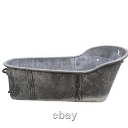 Tub ou baignoire en zinc époque XIXème