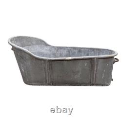 Tub ou baignoire en zinc époque XIXème