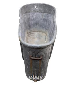Tub ou baignoire en zinc époque XIXème