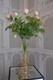 Vase Cornet En Bronze Et Cristal A Bord Festonne Xix Ième Epoque Napoleon Iii