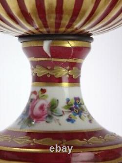 Vase Medicis en Porcelaine de Paris époque XIXeme