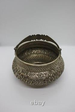 Vase argent juif époque XIXème