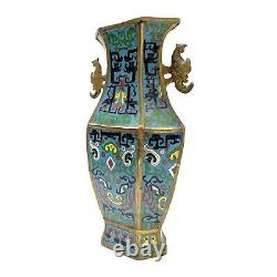 Vase en cloisonné époque fin XIXème