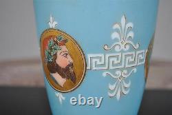 Vase en opaline à la grecque époque fin XIXème