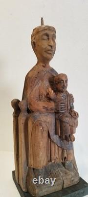 Vierge assise, Sedes Sapientiae, Haute Époque