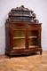 Vitrine Galb&eacute;e D'&eacute;poque Napol&eacute;on Iii, R&eacute;alis&eacute;e En Acajou, Datant Du Xix Eme