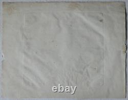 Watteau Pour nous prouver que cette belle. Gravure de Surugue, époque 18ème